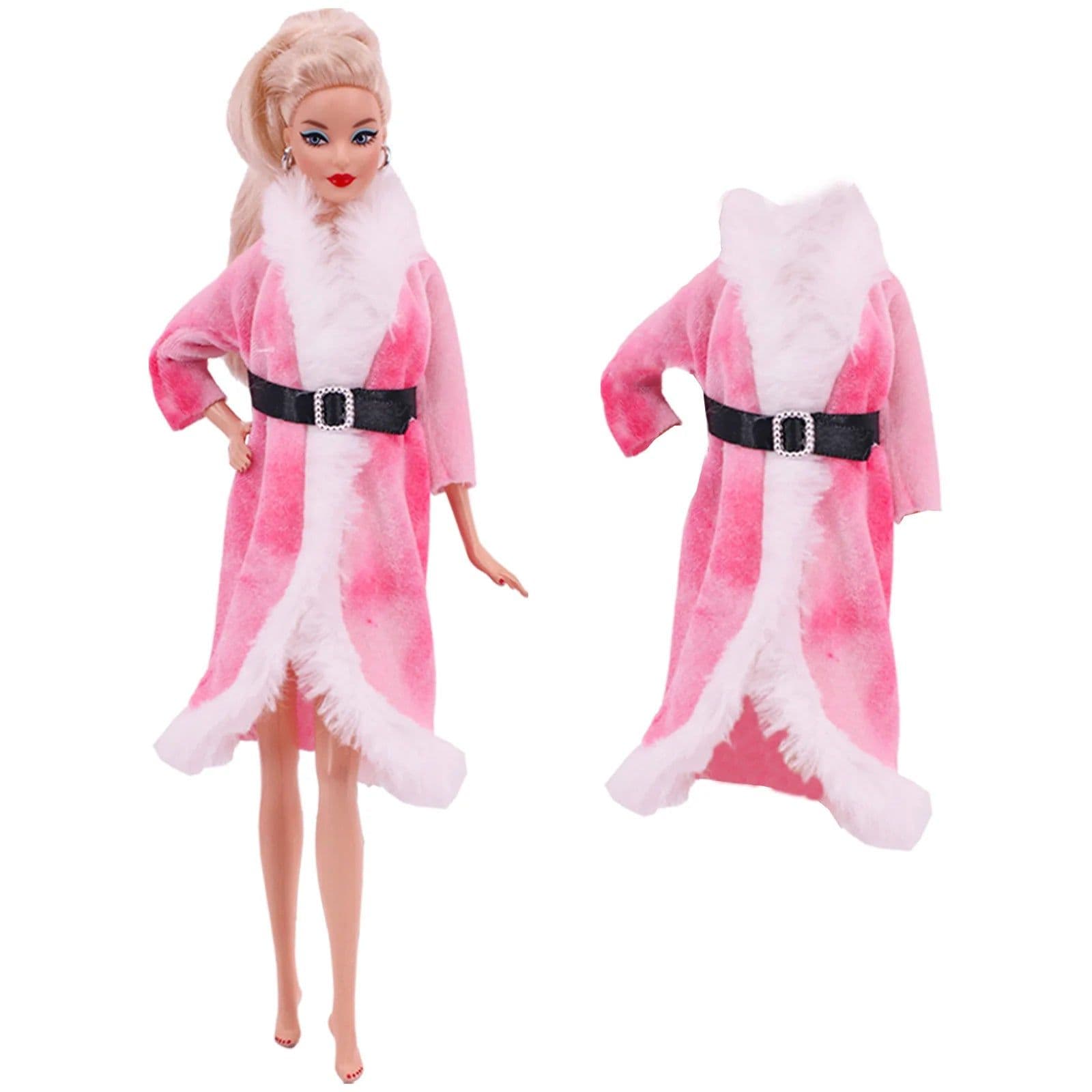 image-1 Pcs Pink Bjd Doll Clothing,Fashion Coat,Pants,Dress, For 30Cm And 11.8 Inch Bjd Dolls,Gift,Bjd Doll Accesories,Miniature Items