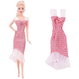 image-1 Pcs Pink Bjd Doll Clothing,Fashion Coat,Pants,Dress, For 30Cm And 11.8 Inch Bjd Dolls,Gift,Bjd Doll Accesories,Miniature Items