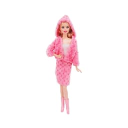image-1 Pcs Pink Bjd Doll Clothing,Fashion Coat,Pants,Dress, For 30Cm And 11.8 Inch Bjd Dolls,Gift,Bjd Doll Accesories,Miniature Items