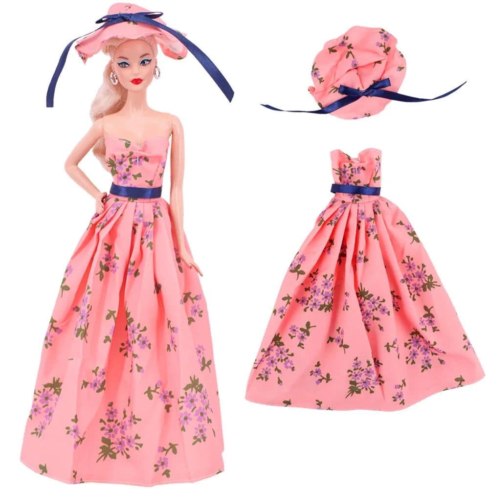 image-1 Pcs Pink Bjd Doll Clothing,Fashion Coat,Pants,Dress, For 30Cm And 11.8 Inch Bjd Dolls,Gift,Bjd Doll Accesories,Miniature Items