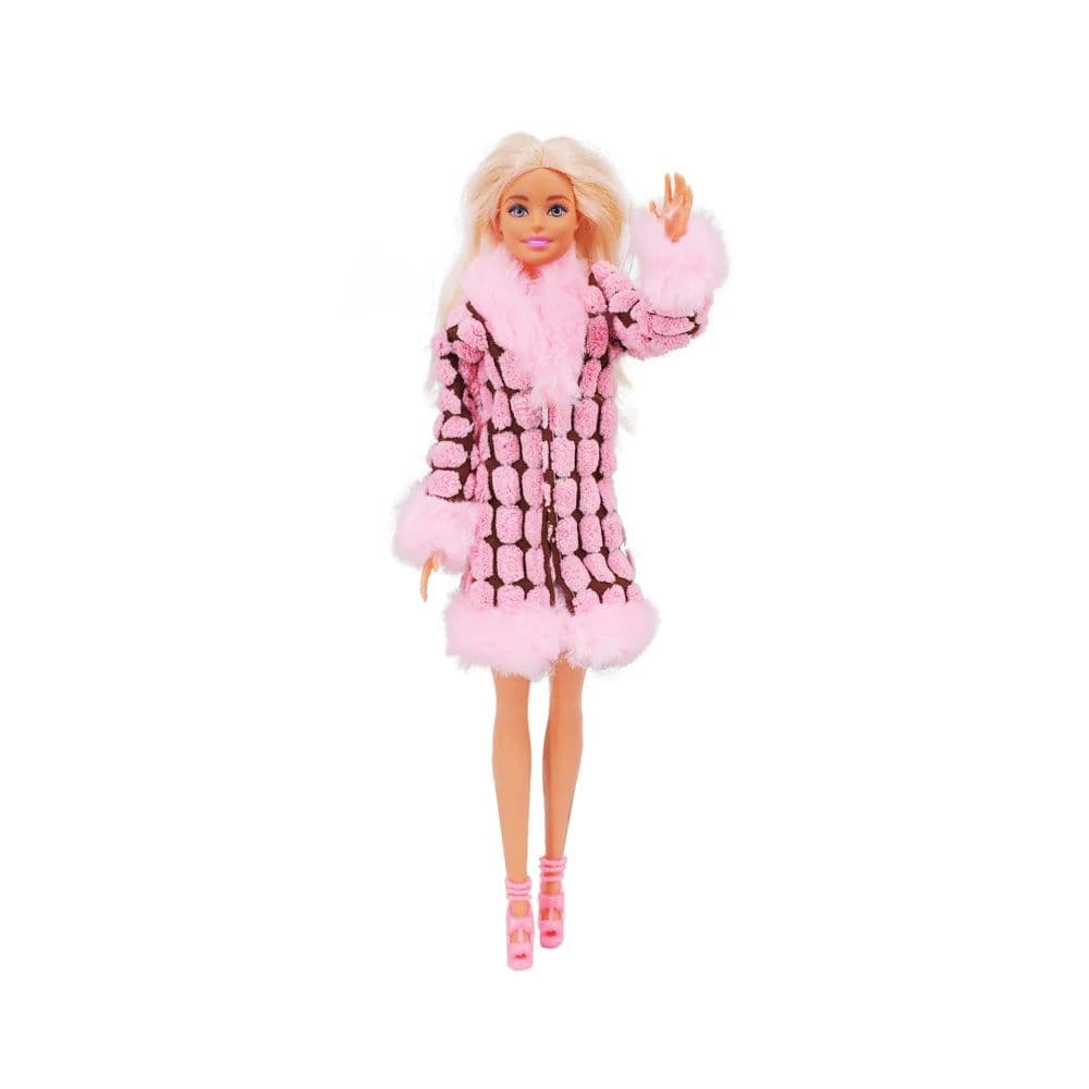 image-1 Pcs Pink Bjd Doll Clothing,Fashion Coat,Pants,Dress, For 30Cm And 11.8 Inch Bjd Dolls,Gift,Bjd Doll Accesories,Miniature Items