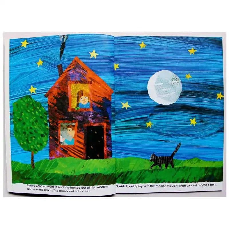 image-Papa, Please Get the Moon for Me By Eric Carle Educational English Picture Learning Card Story Book For Baby Kids Children Gifts