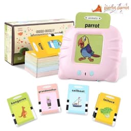 image-Educational Learning Talking Flash Cards Kindergarten Kid English Language Electronic Audio Book Learn English Words Toy