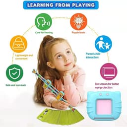 image-Kids Electronic Cognitive Cards Talking Flash Cards Audio Books Flashcards For Learn English Words Study Game Toys For Children