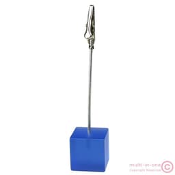 image-Color Cube Stand Alligator Wire Photo Clip,Memo Card Holder,Table Wedding Party Place Favor,Customized Gift Note Clamp