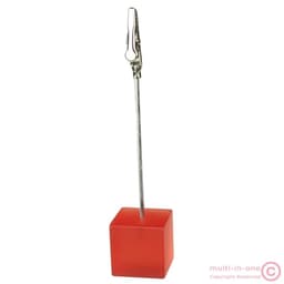 image-Color Cube Stand Alligator Wire Photo Clip,Memo Card Holder,Table Wedding Party Place Favor,Customized Gift Note Clamp