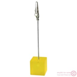 image-Color Cube Stand Alligator Wire Photo Clip,Memo Card Holder,Table Wedding Party Place Favor,Customized Gift Note Clamp