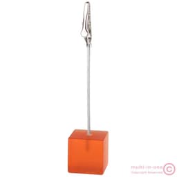 image-Color Cube Stand Alligator Wire Photo Clip,Memo Card Holder,Table Wedding Party Place Favor,Customized Gift Note Clamp
