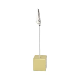 image-Color Cube Stand Alligator Wire Photo Clip,Memo Card Holder,Table Wedding Party Place Favor,Customized Gift Note Clamp