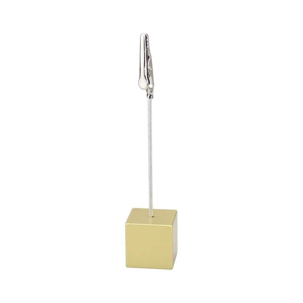 image-Color Cube Stand Alligator Wire Photo Clip,Memo Card Holder,Table Wedding Party Place Favor,Customized Gift Note Clamp