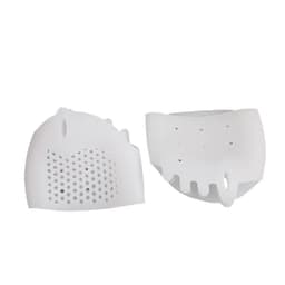 image-2pcs=1pair Toe Separator Hallux Valgus Corrector Finger Bunion Orthotics Protector Overlapping Forefoot Pad Foot Care Pedicure