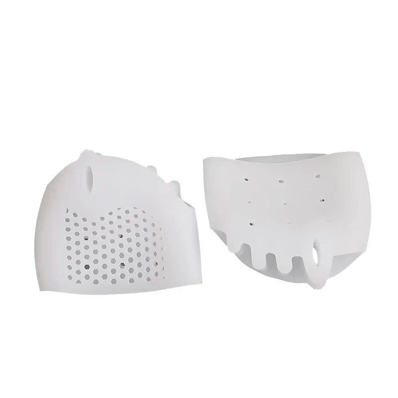 image-2pcs=1pair Toe Separator Hallux Valgus Corrector Finger Bunion Orthotics Protector Overlapping Forefoot Pad Foot Care Pedicure