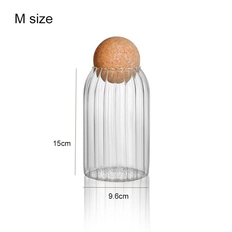 image-storage glass jar with wooden lid bottle kitchen mason jars with lid glass bottle container cereal dispenser canister