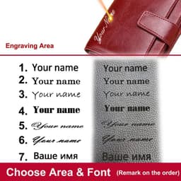 image-2024 New Short Women Wallets Genuine Leather Zipper Coin Pocket Women Purse Name Engraved Quality Card Holder Kpop Female Wallet