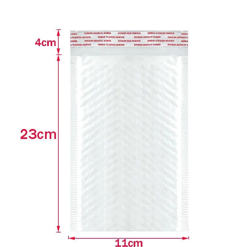 image-50Pcs Bubble Mailers White Poly Bubble Mailer Self Seal Padded Gift Bag Packaging Envelope Bags Book Shipping Package Bag