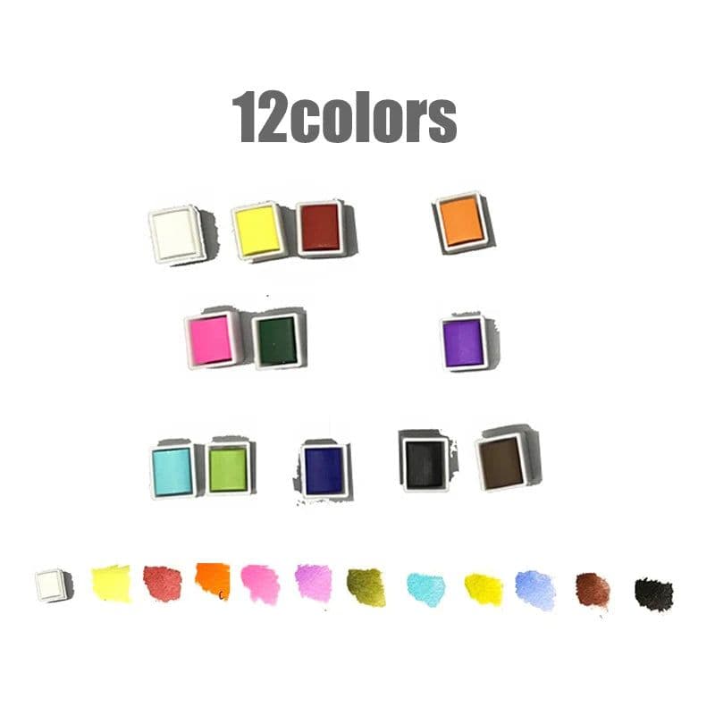 image-Ginflash Refillable Paint brush Water Brush Ink Pen Water Color soft head Calligraphy watercolor paints Painting