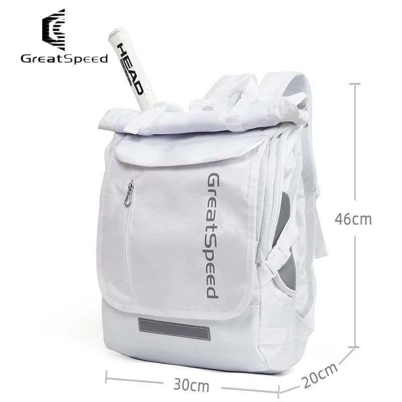 image-Fashion Women Men Red Tennis Bag Original GreatSpeed 2 Pack Tennis Badminton Racket Backpack Large Capacity Raquete De Padel Bag