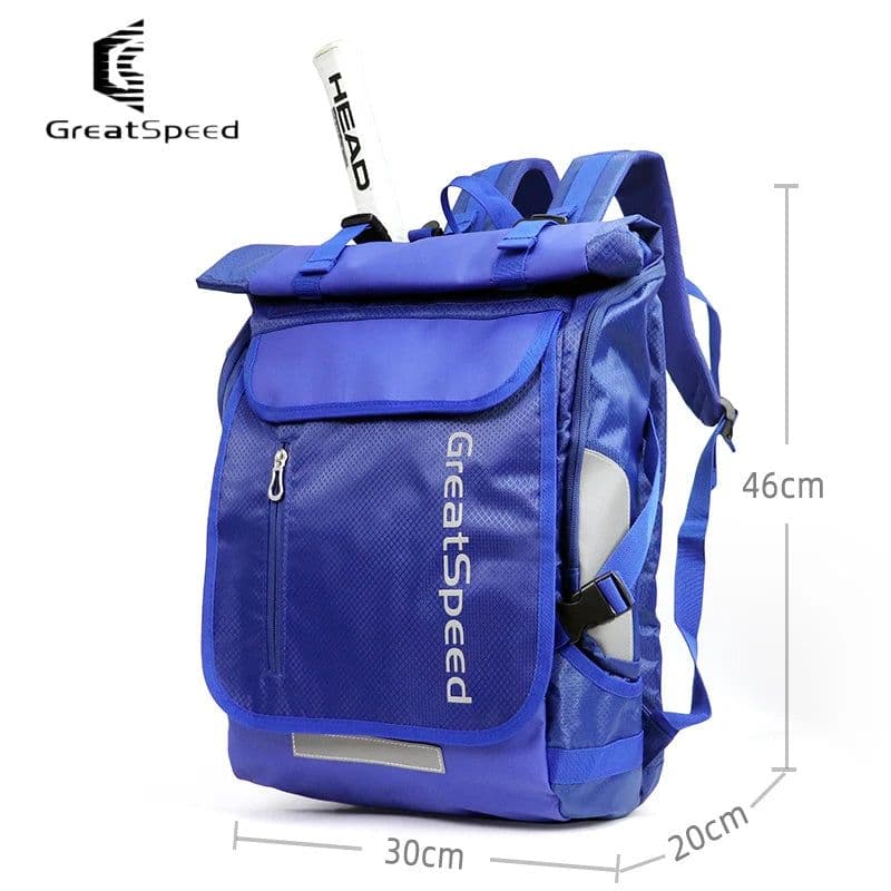 image-Fashion Women Men Red Tennis Bag Original GreatSpeed 2 Pack Tennis Badminton Racket Backpack Large Capacity Raquete De Padel Bag