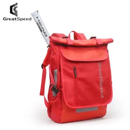 image-Fashion Women Men Red Tennis Bag Original GreatSpeed 2 Pack Tennis Badminton Racket Backpack Large Capacity Raquete De Padel Bag