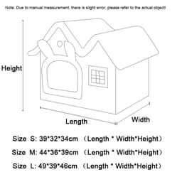 image-Foldable Cat House Winter Warm Chihuahua Cave Bed Cat Basket for Small Dogs Warm Soft Cat Bed Mat Kennel Puppy House Deep Sleep