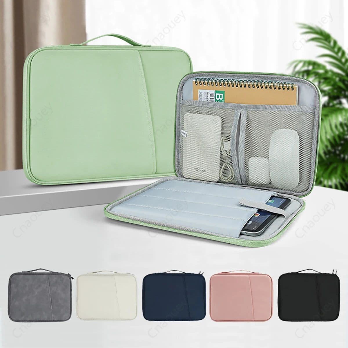 image-Laptop Sleeve Handbag Case for M2 M1 Macbook Pro Air 13.3 13.6 14inch Waterproof Notebook Cover for Lenovo HP Xiaomi Bag Funda
