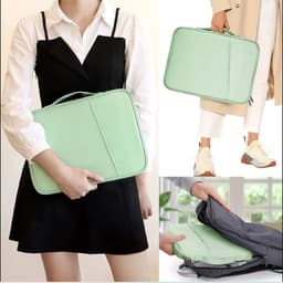 image-Laptop Sleeve Handbag Case for M2 M1 Macbook Pro Air 13.3 13.6 14inch Waterproof Notebook Cover for Lenovo HP Xiaomi Bag Funda