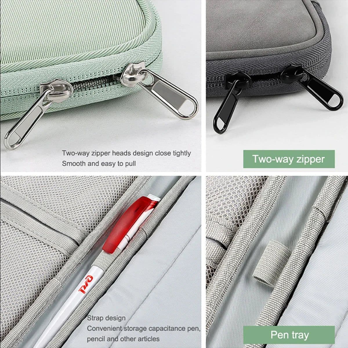 image-Laptop Sleeve Handbag Case for M2 M1 Macbook Pro Air 13.3 13.6 14inch Waterproof Notebook Cover for Lenovo HP Xiaomi Bag Funda