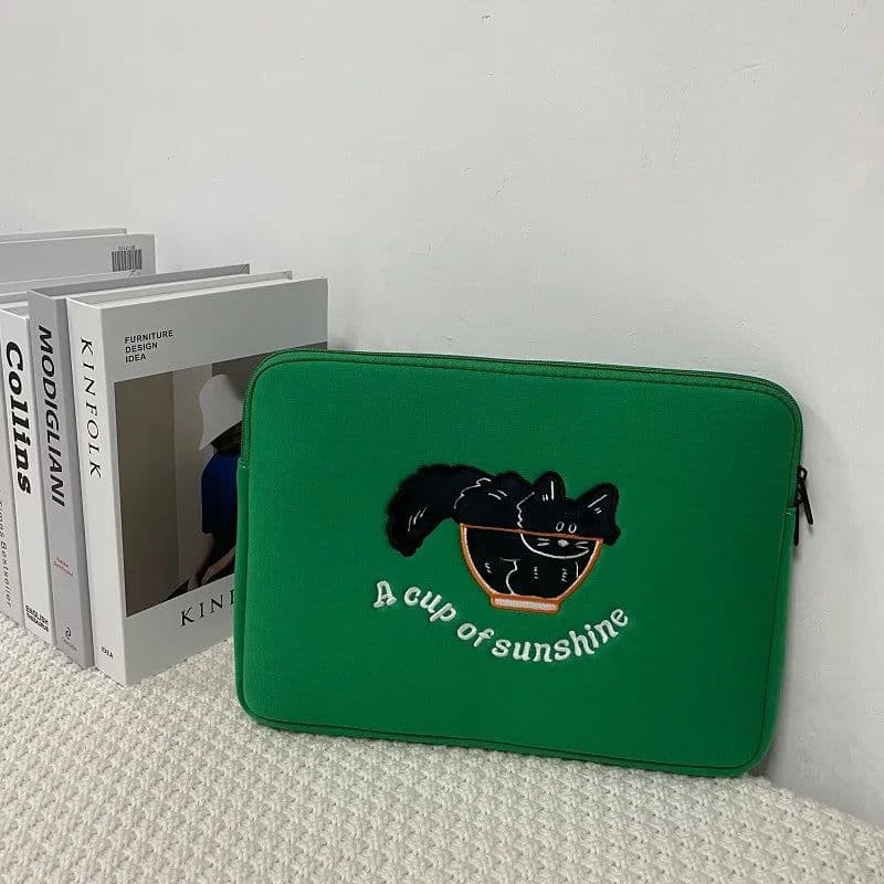 image-Korean Liner Bag Pouch13 14 15.6 Inch Laptop Bag For Macbook Air13.6 Pro16 ASUS Dell Lenovo Samsung HP Shockproof Notebook Bag