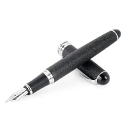 image-Luxury Brand Jinhao X750 Silver Stainless Steel Fountain Pen Medium 18KGP Nib School Office Supply Ink Pens Gift Stationery