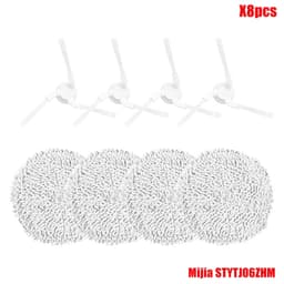image-For XiaoMi Mijia Self-Cleaning Robot Vacuum Mop Pro STYTJ06ZHM Vacuum Cleaner Main/Side Brush Cover Hepa Filter Mop Rags Parts