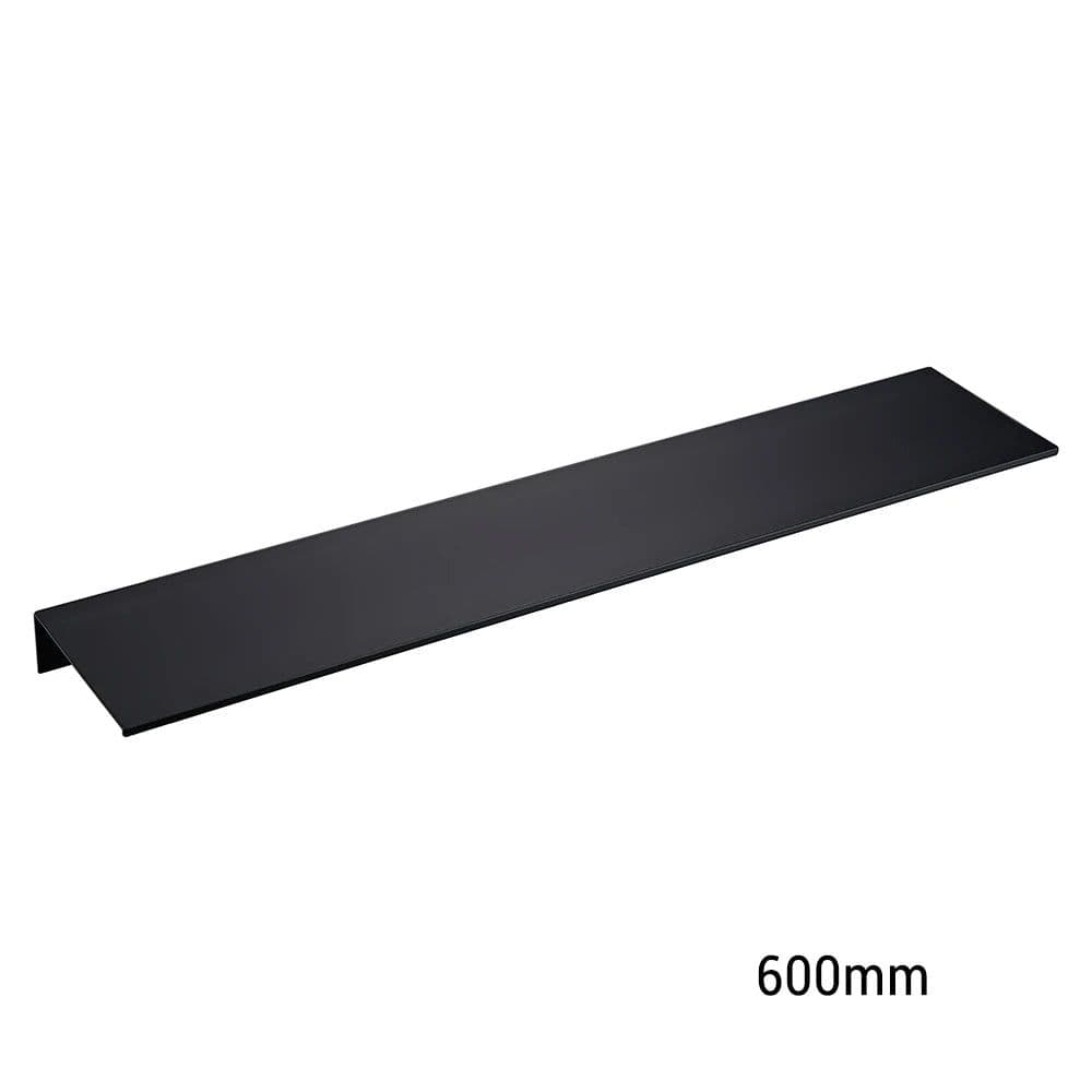 image-Black White Aluminum Alloy Wall-Mounted Kitchen Shower Room Bedroom Device Bathroom Accessories Organizer Shelf