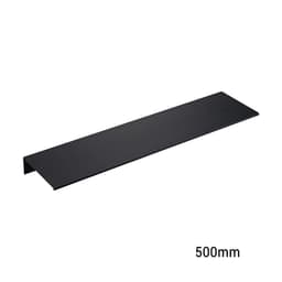image-Black White Aluminum Alloy Wall-Mounted Kitchen Shower Room Bedroom Device Bathroom Accessories Organizer Shelf