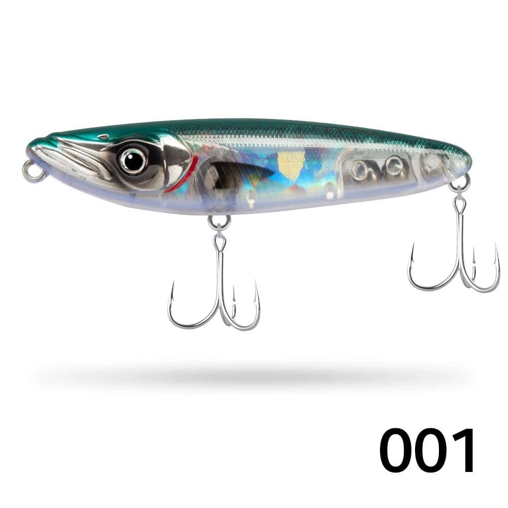 image-D1 Surface Pencil Fish Lure 70mm/140mm Walk the Dog Artificial Hard Baits Plastic Walker Swimbait For Bass Trout Fishing Tackle