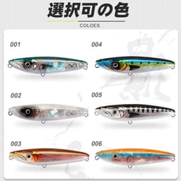 image-D1 Surface Pencil Fish Lure 70mm/140mm Walk the Dog Artificial Hard Baits Plastic Walker Swimbait For Bass Trout Fishing Tackle
