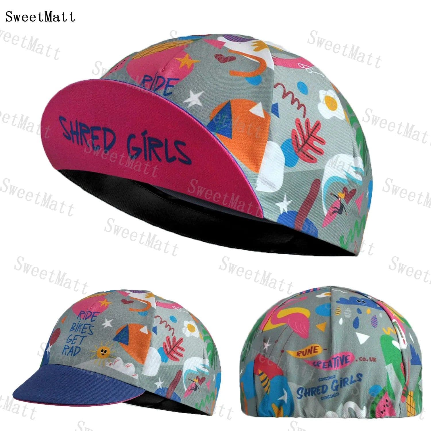 image-Summer Outdoor Sports Men&Women SweetMatt Cycling Cap Bicycle Hat Variety Of Styles To Choose From Lightweight Breathable