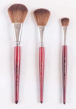 image-Artsecret High Grade 280MOP Watercolor Acrylic Paint Brush Korea Importing Synthetic Hair Short Wooden Handle Art Supplies