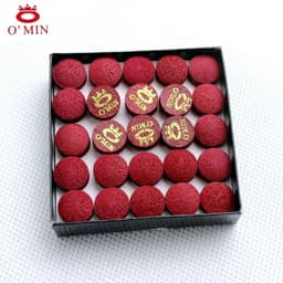 image-OMIN Original Laminated Leather Special High-Classic Billiards Cue Tip 10.5mm -11mm-M