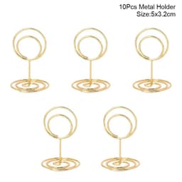 image-10pcs Natural Wooden Place Card Holders Stand Card Photo Clip Holder Rustic Wedding Decorations Party Table Number Name Sign