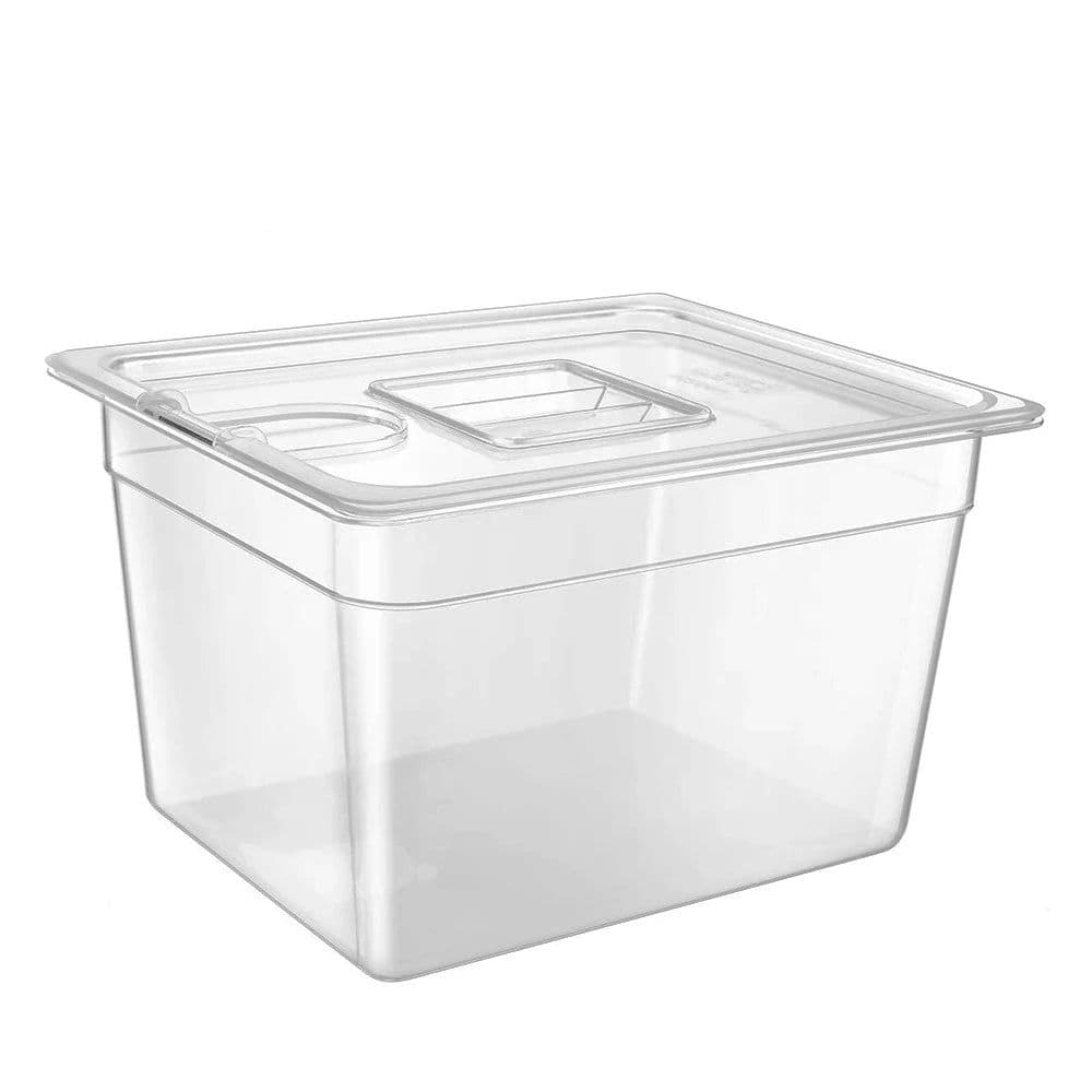 image-Stainless Steel Sous Vide Rack and 11L Sous Vide Cooker Containers Detachable Dividers Separator for Immersion Circulators