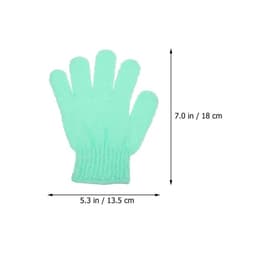 image-Glove Exfoliating Shower Mens Cleaning Face Brushesber Body Bath Scrubber Exfoliator Women Scrub Sided Double Mitts Large
