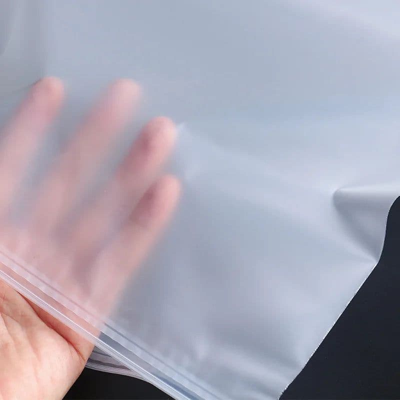 image-TETP 10pcs 14wire/18wires Frosted Matte Zipper Bag Home Travel Storage Clothing Underwear Packaging With Air Hole Organizer