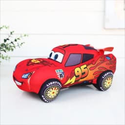 image-Disney Pixar Cars Kids Toys 17cm 25cm 35cm McQueen Plush Toys Cute Cartoon Cars Plush Toys Gifts For Childrens