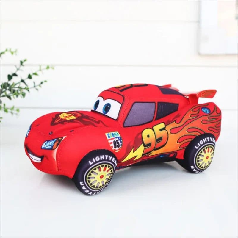 image-Disney Pixar Cars Kids Toys 17cm 25cm 35cm McQueen Plush Toys Cute Cartoon Cars Plush Toys Gifts For Childrens