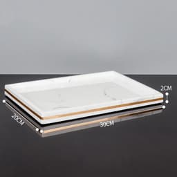 image-Nordic Natural Resin Lotion Bottle Mouth Cup Soap Dish Toothbrush Holder Tissue Box Cotton Swab Box Tray Washing Tools Set