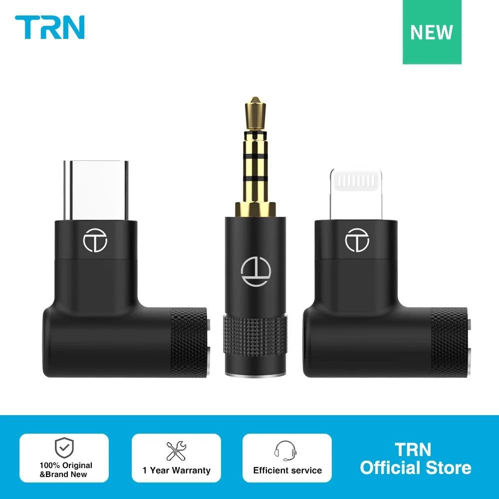 image-TRN TX T2 pro Earphone Cable Jack 8 Core Copper Plated Real Gold Upgrade Detachable Cable Jack For Apple Huawei Xiaomi TRN BAX