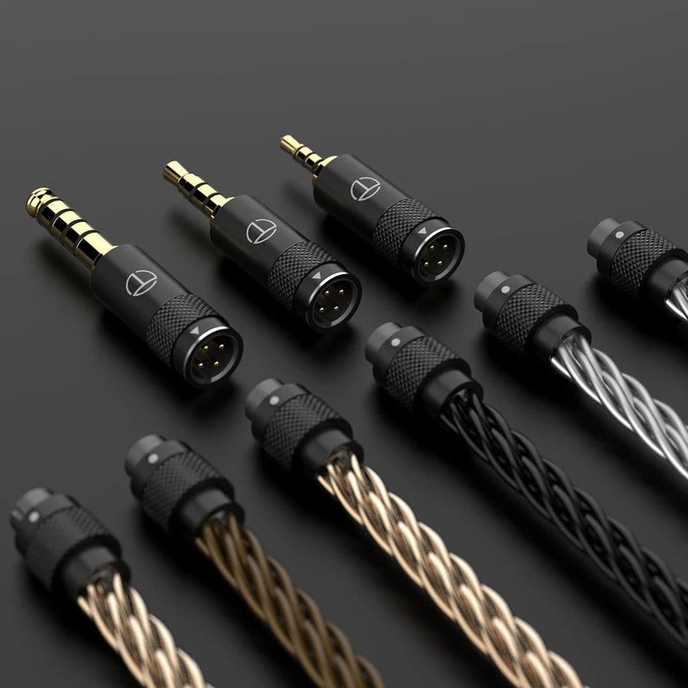 image-TRN TX T2 pro Earphone Cable Jack 8 Core Copper Plated Real Gold Upgrade Detachable Cable Jack For Apple Huawei Xiaomi TRN BAX