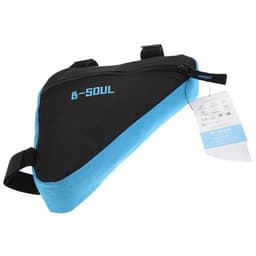 image-Waterproof Triangle Bike Bag Bicycle Bag Pouch Cycling Front Tube Frame Bag Saddle Holder MTB Mountain Bike Cellphone Accessory