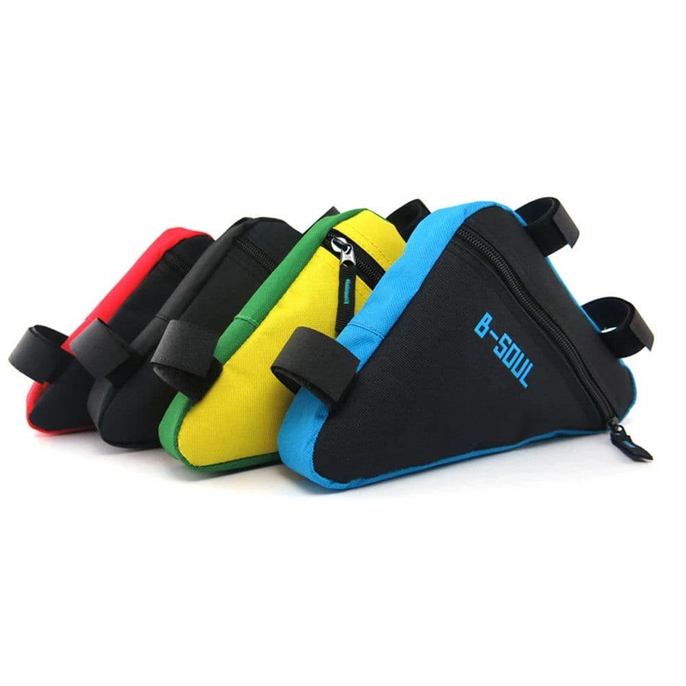 image-Waterproof Triangle Bike Bag Bicycle Bag Pouch Cycling Front Tube Frame Bag Saddle Holder MTB Mountain Bike Cellphone Accessory