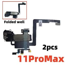 image-AliSunny 2pcs Earpiece Flex Cable for iPhone X XS XR 11 12 Pro Max Ear Sound Speaker Sensor Headset Earphone Parts