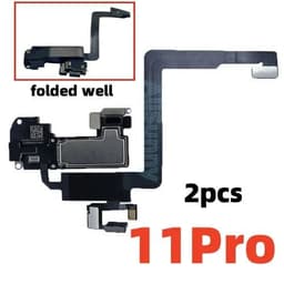 image-AliSunny 2pcs Earpiece Flex Cable for iPhone X XS XR 11 12 Pro Max Ear Sound Speaker Sensor Headset Earphone Parts